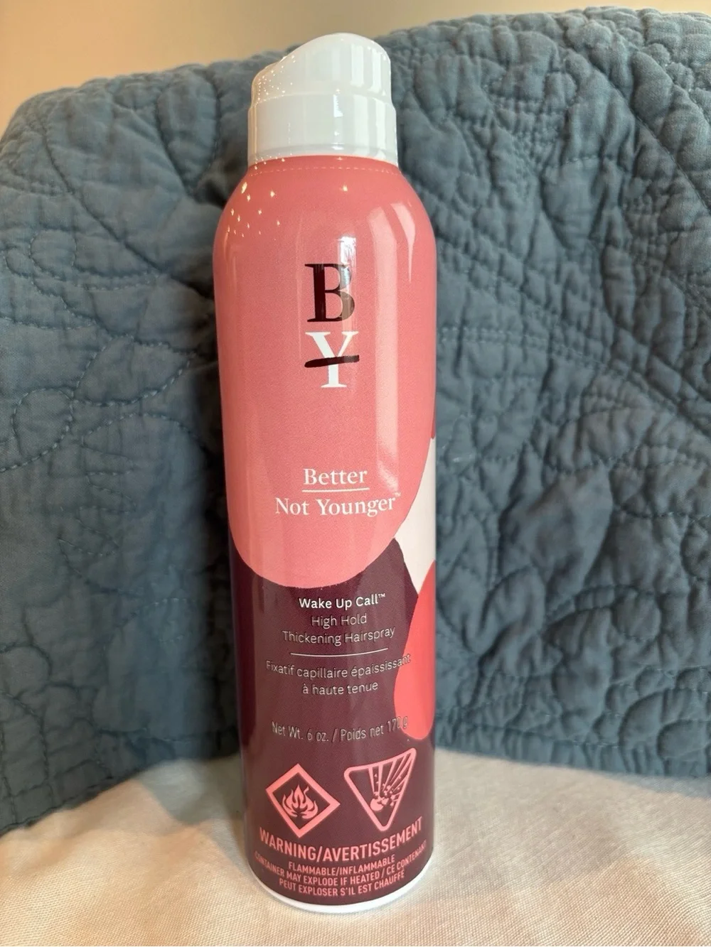 Better Not Younger Wake Up Call Thickening Hairspray High Hold 6 oz NEW